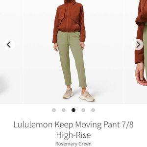 Lululemon Keep Moving Pant 7/8 High-Rise